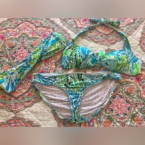 Lilly Pulitzer Bikini Set szL Lets Cha Cha
